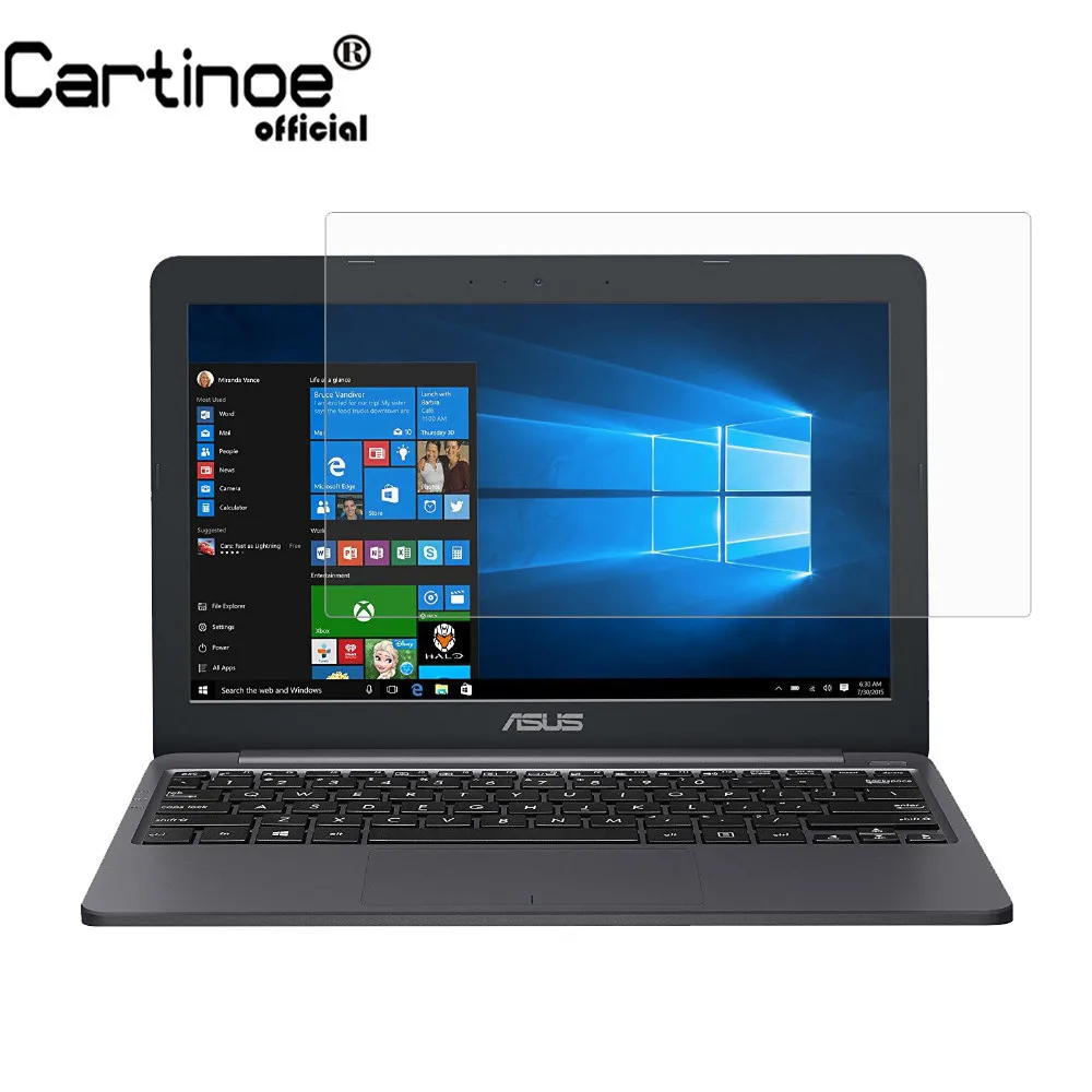 Cartinoe Universal Hd Crystal Clear Lcd Guard Film Laptop Screen Protector For Asus Vivobook E203na/ E 12 11.6\