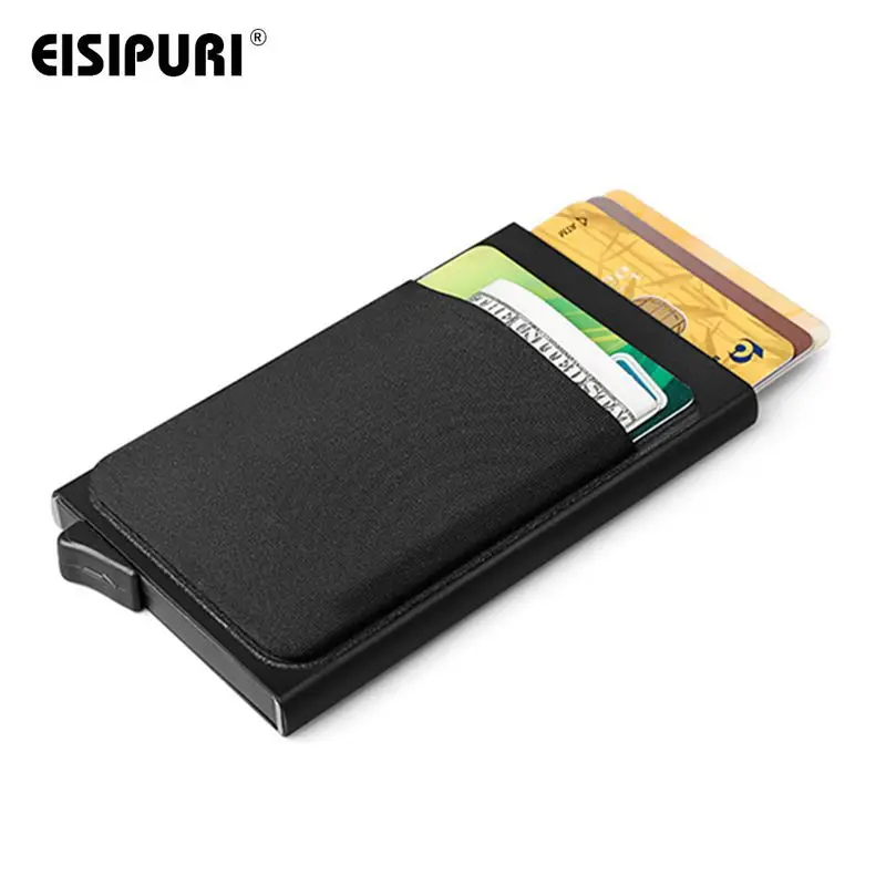 font b Men b font Aluminum font b Wallet b font With Back Pocket ID