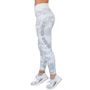 

NORMOV Camouflage Printing Fitness Leggings Women High Waist Hip Push Up Leggings Female Skinny Polyester Workout Leggings