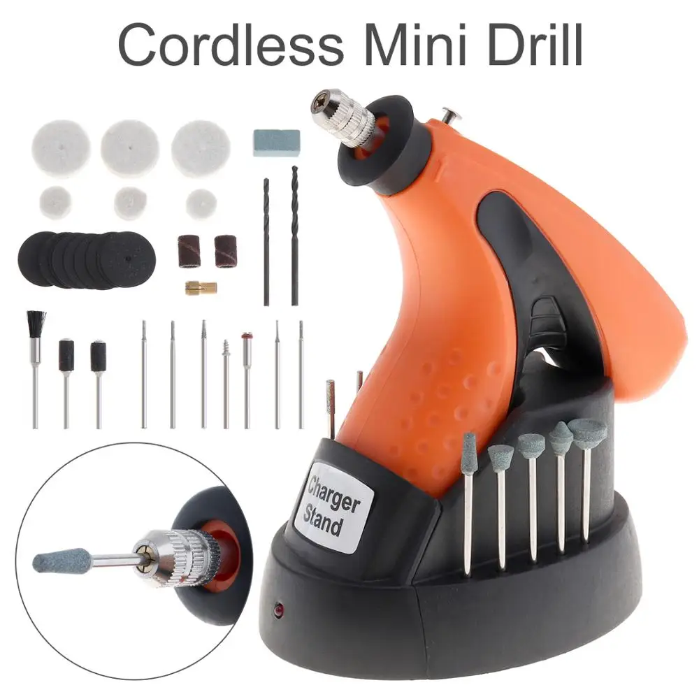 

X-POWER Mini Drill Multi-function 3.6V Electric Drill Rechargeable Cordless 12000RPM Electric Grinder Kit for Grinding/Polishing