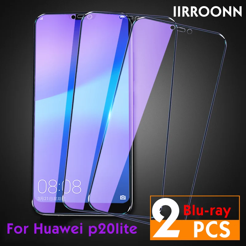 Закаленное стекло с защитой от синего света для Huawei P 10 20 lite Защита экрана Honor 8 9