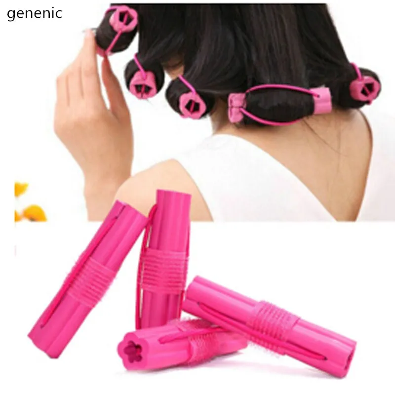 6 Pcs/Set Magic Sponge Foam Cushion Hair Styling Rollers Curler Twist