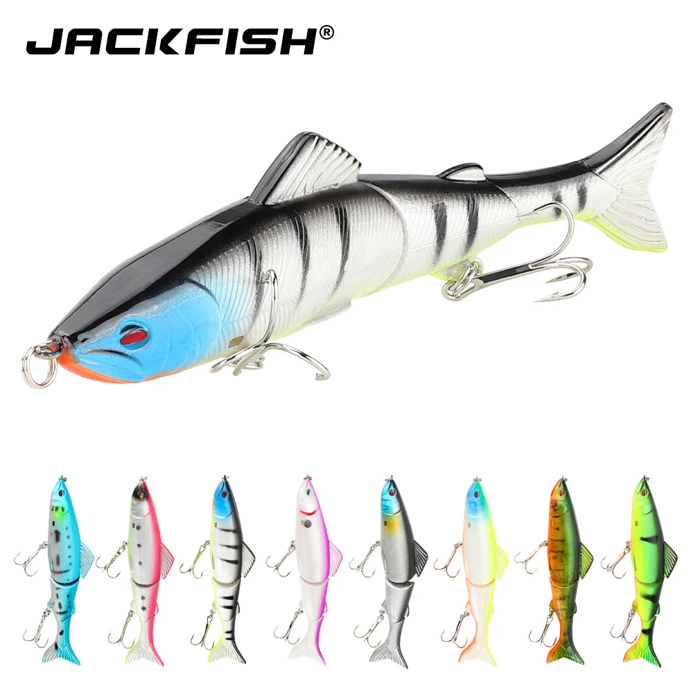 JACKFISH рыболовная приманка 13 см/20 г Aritificial воблеры Crankbait качественная профессиональная блесна приманка, плавать соединенная приманка оборудована