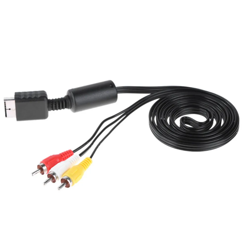 1.8m 6FT Audio Video AV Cable to RCA for SONY PS2 PS3 For PlayStation SYSTEM Cable for PS2 Game Console TV Monitor High Quality цена 1.8m 6FT Audio Video AV Cable to RCA for SONY PS2 PS3 For PlayStation SYSTEM Cable for PS2 Game Console TV Monitor High Quality цены онлайн