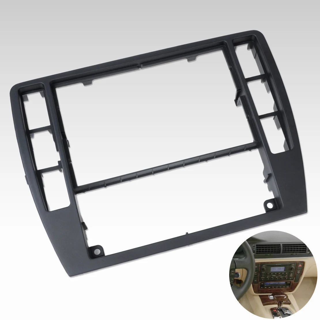 

DWCX 3B0858069 New ABS Interior Dash Center Console Trim Bezel Panel Radio Face Frame for VW PASSAT B5 2001 2002 2003 2004 2005