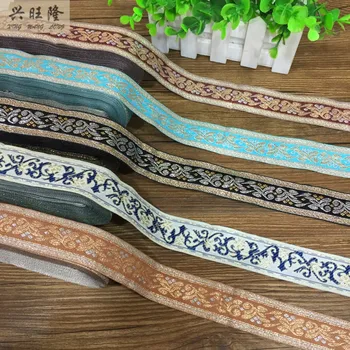 

XWL 15Yards/Lot 3cm Wide Jacquard Belt Lace Trim DIY Curtain Cloth Sofa Pillow Edge Tapestry Lace Accessories Fringes Ribbon