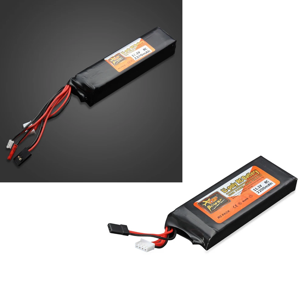 

1pcs High Quality ZOP Power 11.1V 2200MAH 8C Lipo Battery For FUTABA Transmitter/Devo JR transmitter