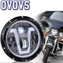 7 дюймов moto rcycle светодиодные фары 50 Вт 12 В прожектор для Harley Davidsion farol Led moto для Honda VTR250 CB400 CB750 Honda Hornet