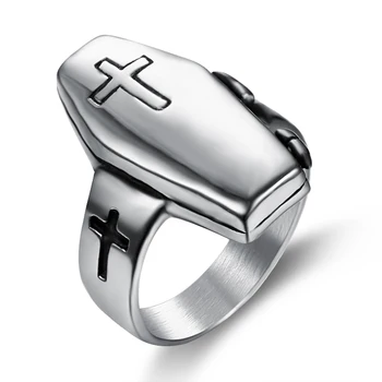 Vampire Casket Cross Ring1