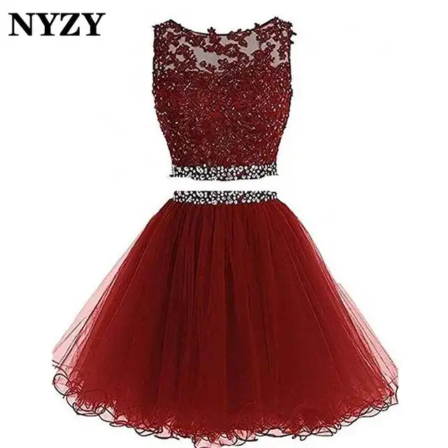 Maroon Short Formal Dress Flash Sales 