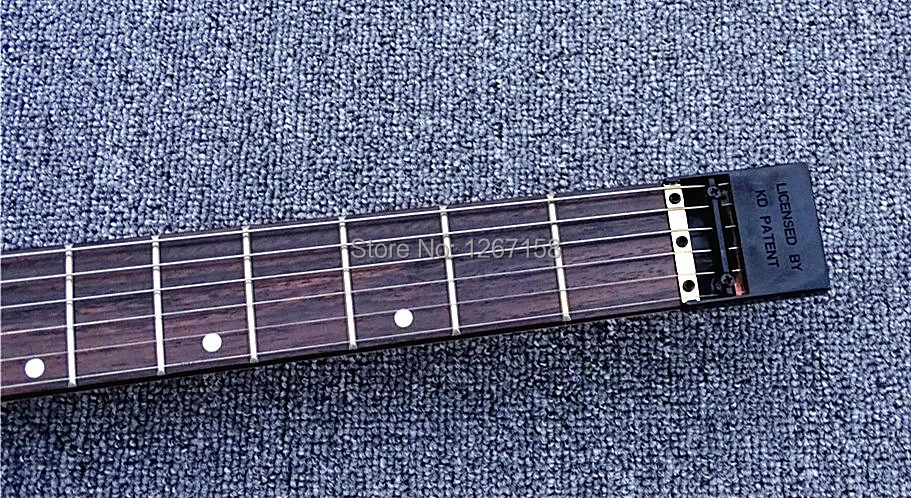 Strandberg стиль Электрогитара без головки грифа, твердый корпус электрогитара прямо с завода