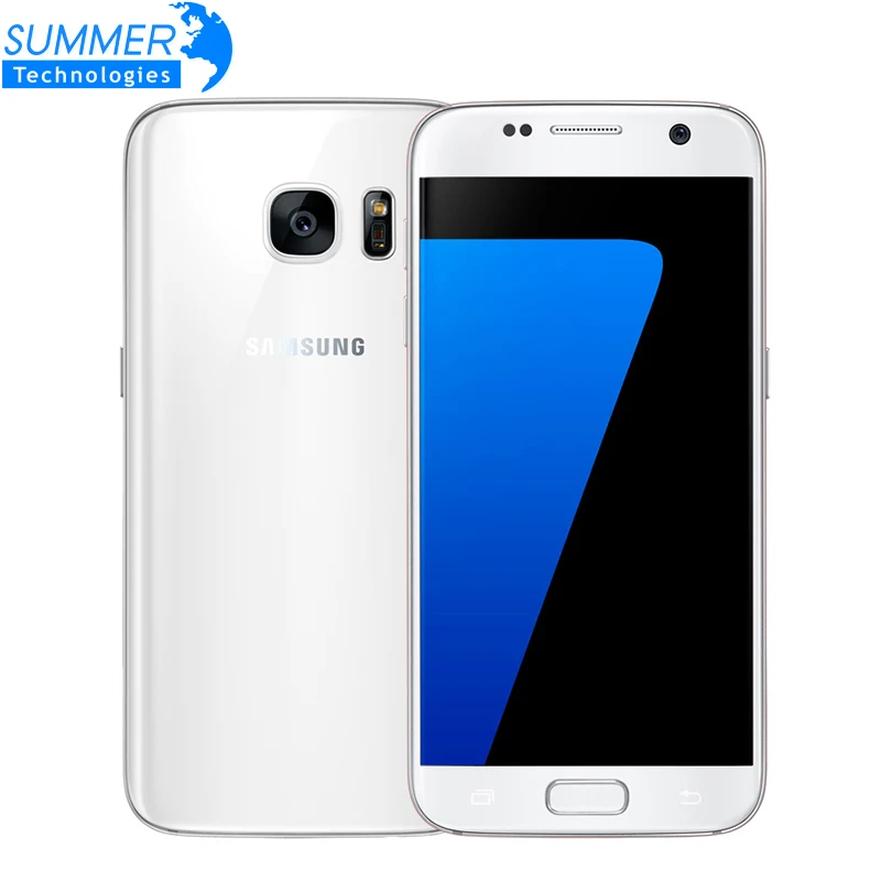 Оригинальный мобильный телефон Samsung Galaxy S7 LTE 4G 4 ядра 5 1 '཈.0MP NFC RAM 32G ROM gps 12MP