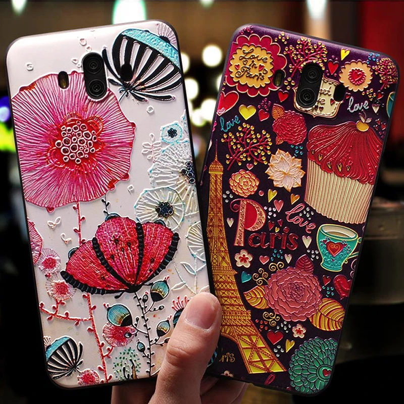 

YonLinTan 3d coque,cover,case For HuaWei Mate 10 mate10 Original luxury phone back cute etui