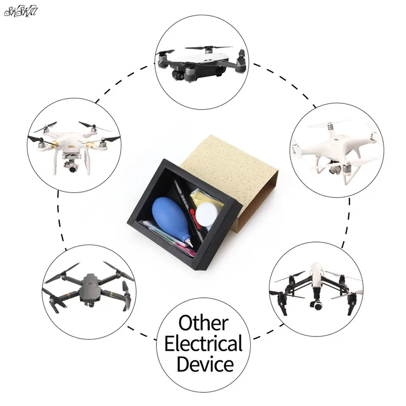 

Drone cleaning tool Set Lens gimbal For DJI Mavic pro Air Spark phantom 3 4 4PRO mavic 2 pro zoom parrot bebop Drone Accessories