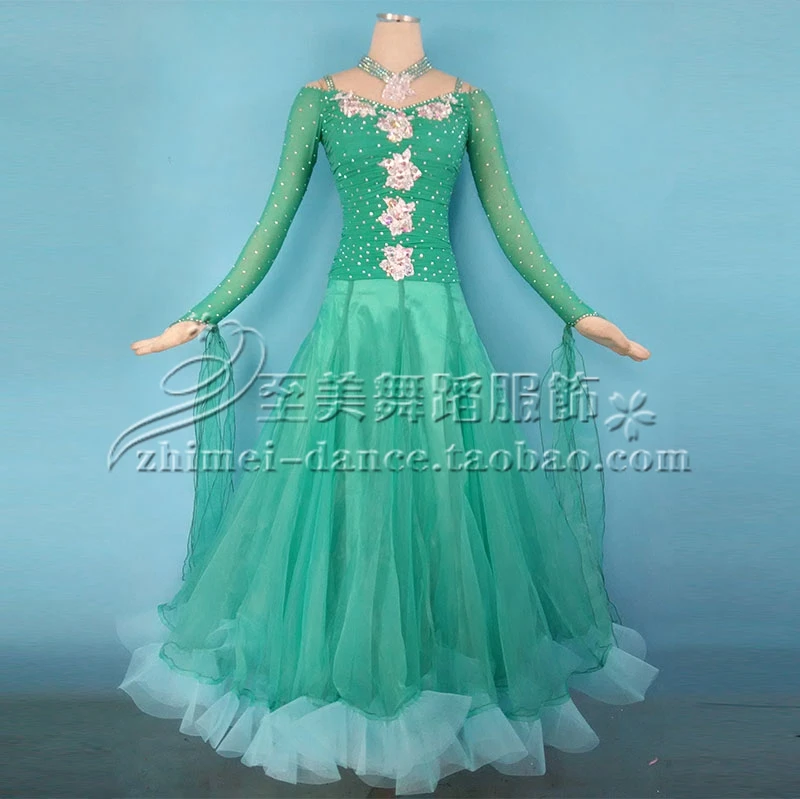 New Style!ballroom Standard Dance Dress Waltz Competition Women Rumba Jive Chacha Modern Tango Ballroom | Тематическая одежда и
