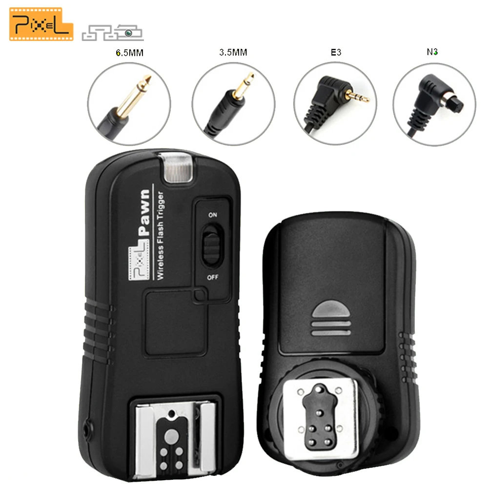 

PIXEL TF-361 For Canon 1100D 1000D 5D Camera Wireless Remote Flash Trigger Transmitter + Receiver VS Godox CT-16 Viltrox FC-210C