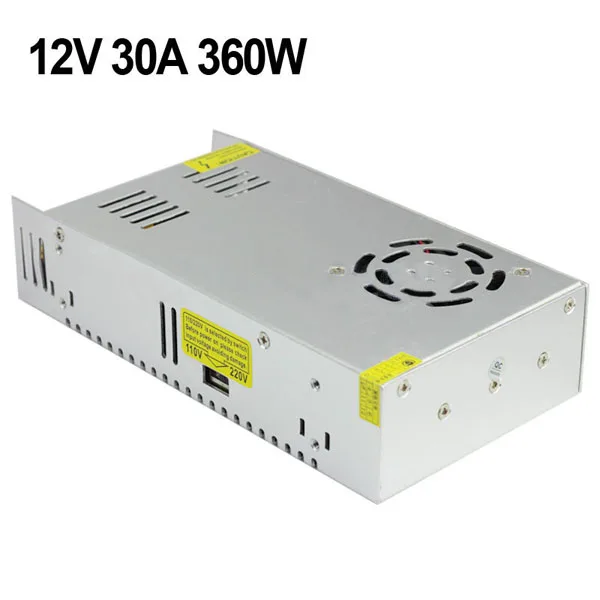 

AC 110-220V To DC 12V 29A 350W Driver Switch Power Supply Transformer For LED Strip Light