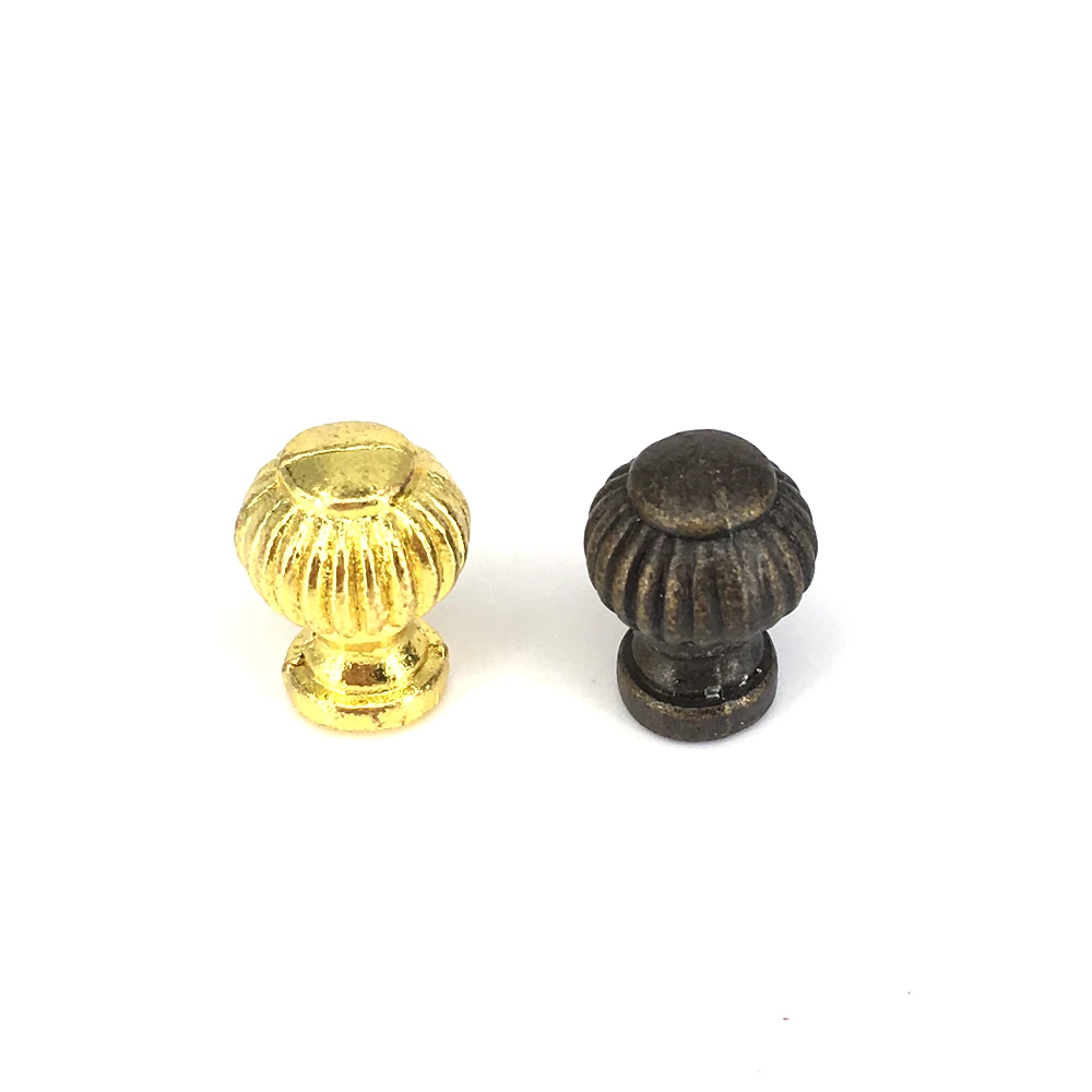 Best Price 20pcs 14 19mm Antique Mini Knob Dresser Cabinet Closet