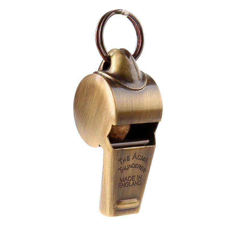 ACME60.5 Original Brass Retro Whistle Coach Referee Sports RugbyTraining Cheer Leading Equipamento De Sobreviv&ecirc;ncia Silbato