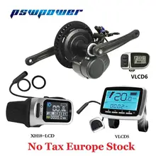 Europa o cina stock 48V 500W o 48V 750W VLCD5 o VLCD6 o LCD TSDZ2 bicicletta elettrica motore centrale con sensore di coppia