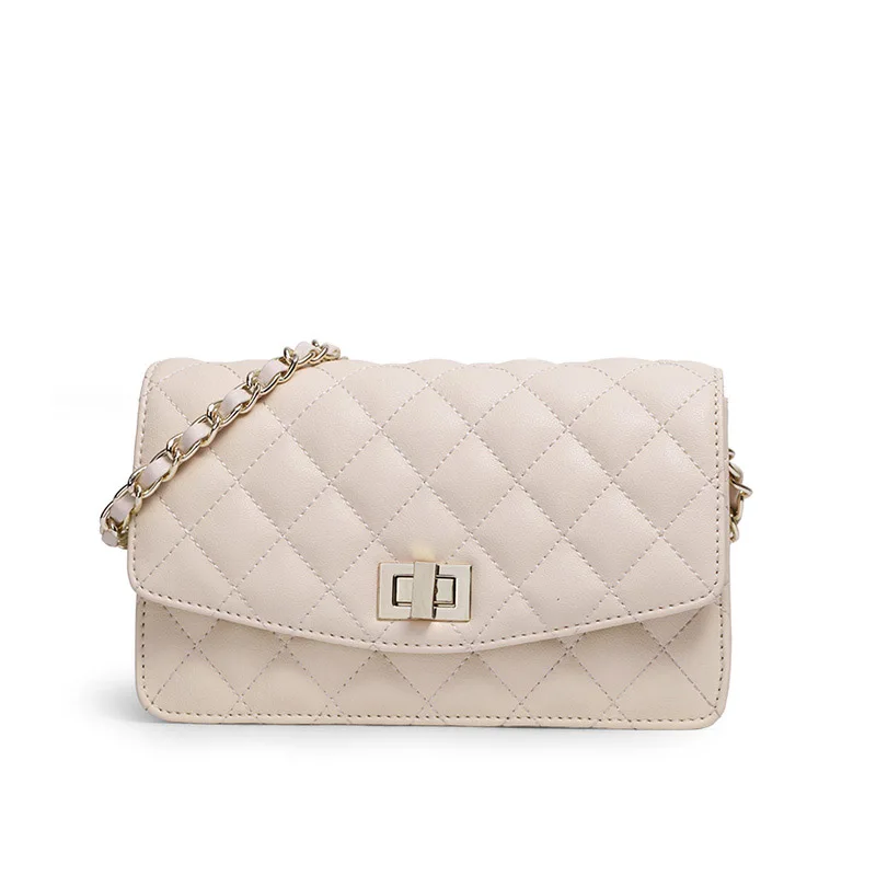 Fashion wave Korean women messenger bags clamshell diamond pattern chain bag interpretation of low-key luxury shoulder bags