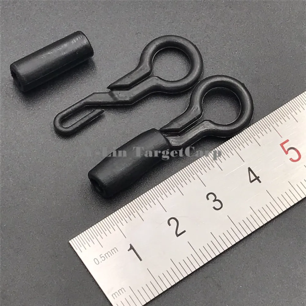 10 Stücke Zurück Lead Clips und Tubes Für Carp Fishing Rig Zubehör Kit