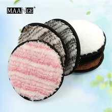MAANGE 6PCS Makeup Sponge Professional Women's Makeup Tools Remover towel Face Cleansing Cloth Pads Plush puff 8W5
