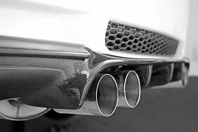 V STYLE Real CARBON FIBER REAR DIFFUSER FOR BMW 3-SERIES E92 E93 M3 BUMPER 2007-2013
