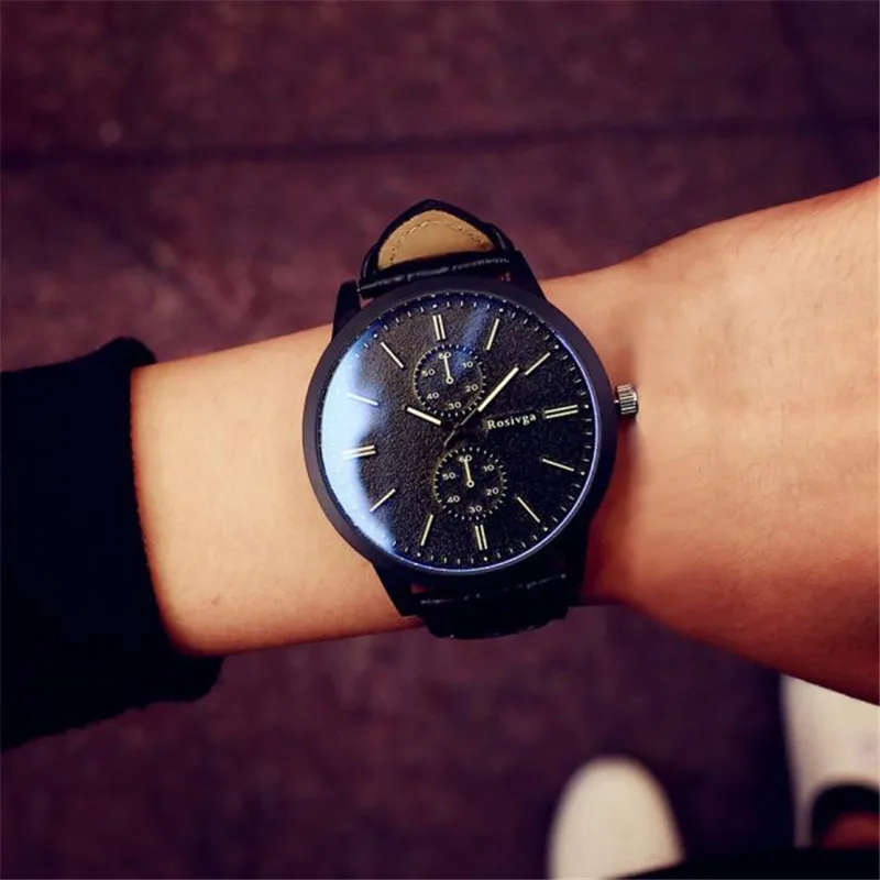 Часы мужские Студенческие минималистичные модные часы с большим циферблатом мужские женские часы Relogio Masculino повседневные наручные часы