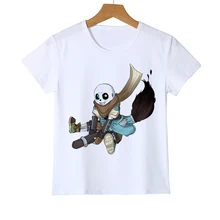 Մանկական և դեռահասների շապիկներ Ամառային մանկան Undertale Game T-shirt 3D Տպագրություն տղայի հագուստ