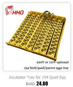 HHD Poultry Hatchery YZ8-48 Spare Parts 220V 110V Plastic Automatic Turn 48 Chicken Egg Trays Machine for Incubator with Motor