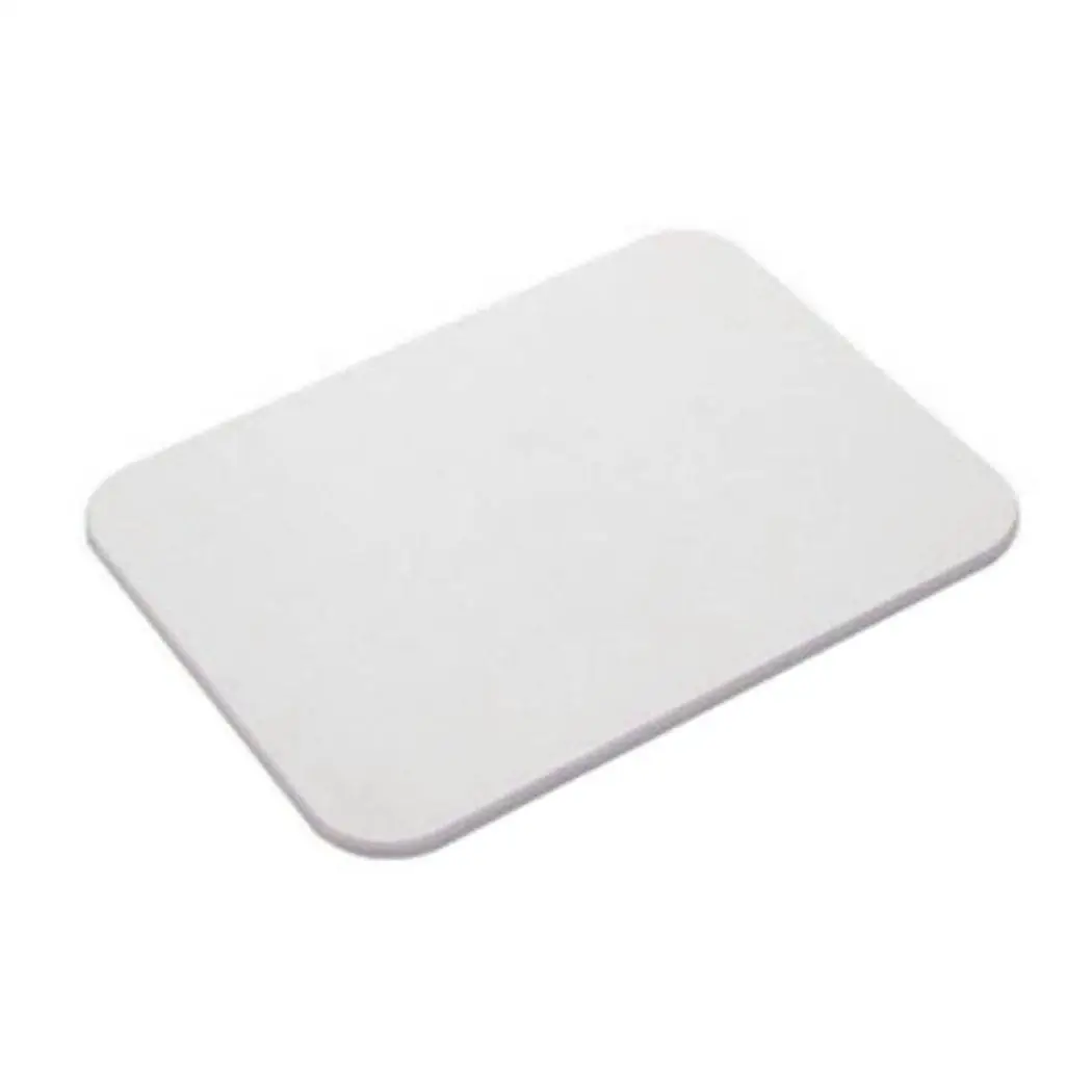 Diatom Mud Mat Bathroom Anti slip Multi functional Solid Gray white