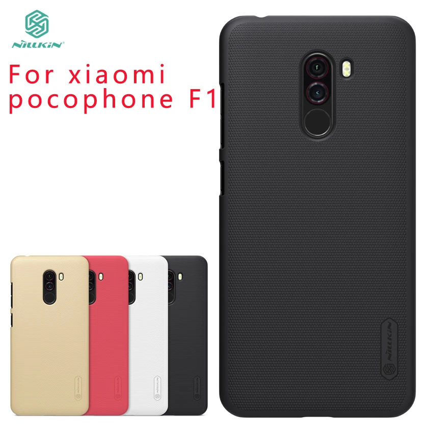 

For xiaomi pocophone f1 Case Cover NILLKIN Pc Hard Case For poco f1 Fitted Cases Super Frosted Shield For xiaomi pocophone f1