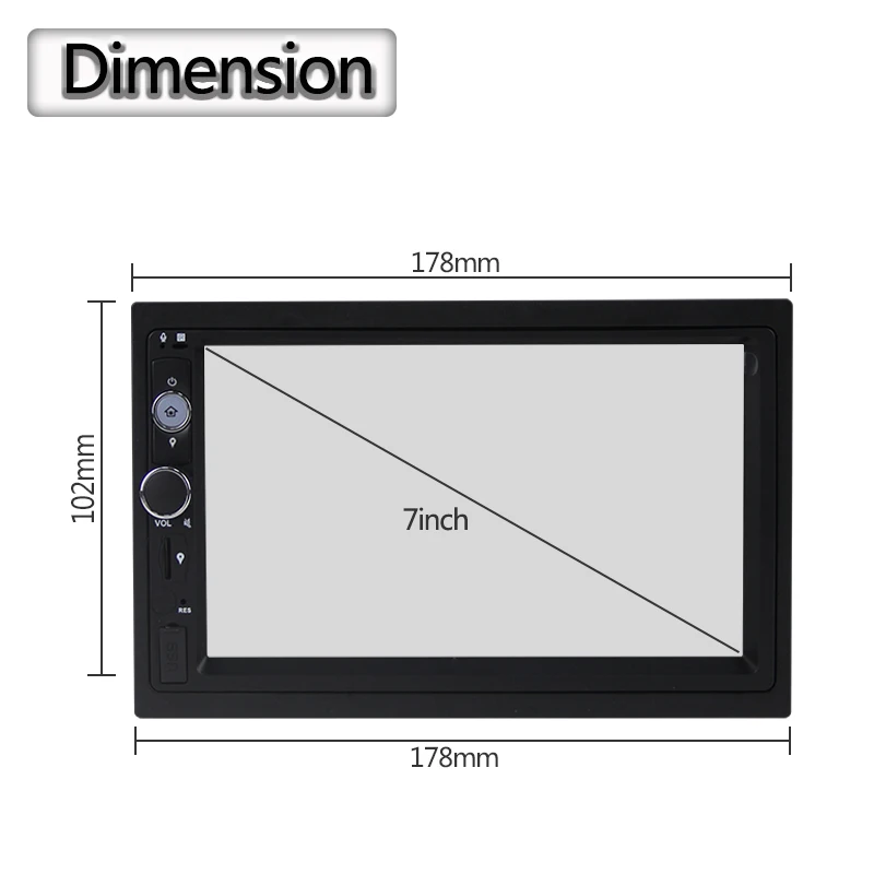Discount Android 7.1.2 System Double Din Universal Car Multimedia Player 11