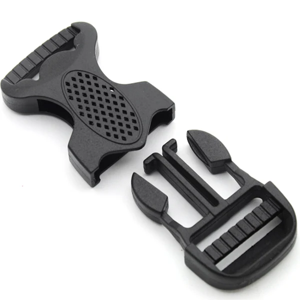 25pcs/lot HLD/M364 25mm 1 inch plastic POM buckles Splice buckles Frog