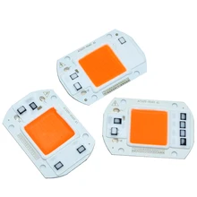 5 шт./лот Hydroponice AC 110 V 220 V 20 Вт 30 Вт 50 Вт светодио дный растут чип полный ассортимент 380nm-840nm для внутреннего светодио дный светать