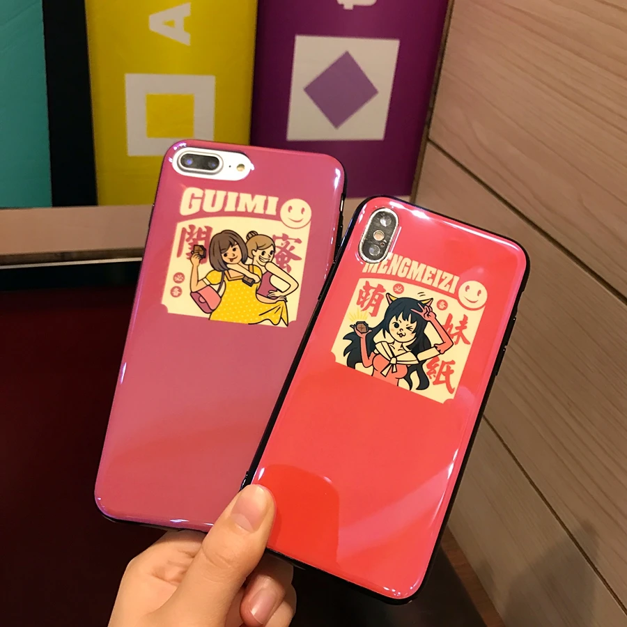 For Iphone x Good Friend Sisters Mobile Phone Shell Protective Cover Anti-drop Case for IPhone 6 7 8 8P 6S Capa |