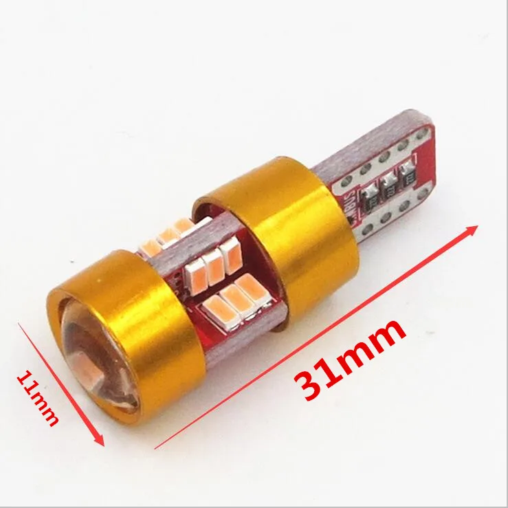 Автомобильные габаритные огни T10 3014 27 SMD без ошибок W5W LED 194 WY5W автомобильные для