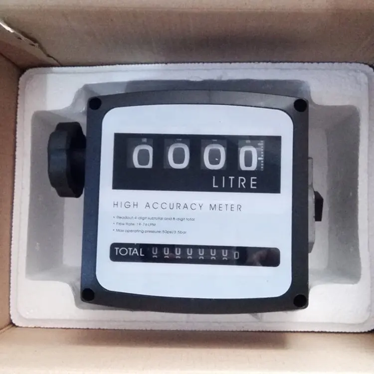 Mechanical fuel gauge meter four diesel mechanical flow pump 1 inch