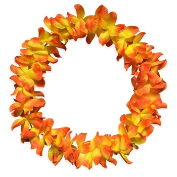 

200pcs Beach Tropical Flowers Wreath Hawaiian Leis Festival Garland Party Decorations Wedding Supplies wen6632