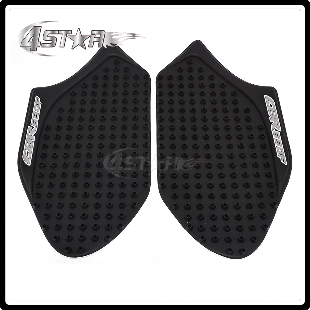 

Rubber Motorcycle Gas Tank Pad Traction Side Pads Fuel Knee Grip Decal Protector For HONDA CBR650F 13-17 13 14 15 16 17