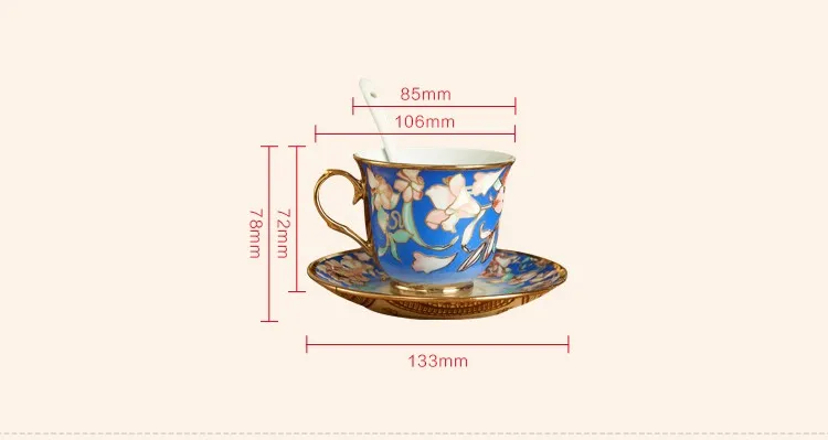 Изысканные блестящие позолоченные чашки в европейском стиле Позолоченные Coaster Demitasse чайная чашка керамическая кофейная чашка и блюдце фарфор
