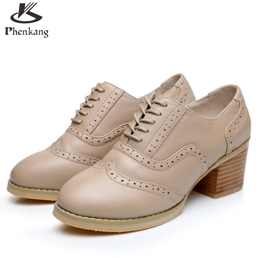 

Cow leather big woman shoes US size 9 designer vintage High heels round toe handmade Nude pumps 2017 sping with fur