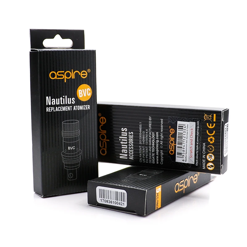 10 штук упак. оригинальный Aspire Nautilus 2 BVC катушка для Mini/K3/Triton мини аксессуары
