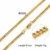 3-6MM Stainless Steel Men Chain Choker Necklace 19