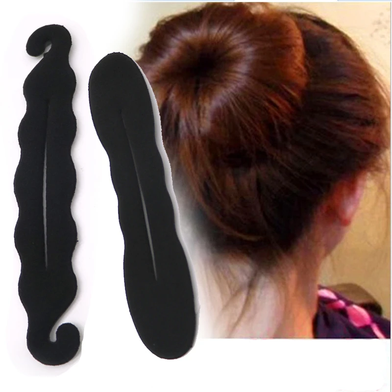 

Women Magic Foam Sponge Hairdisk Hair Device Donut Quick Messy Bun Updo Hair Clip Hair Accessories Hair Fashion Styling Tools