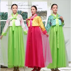 Традиционное корейское платье Традиционный корейский Костюм-ханбок женский дворцовый Традиционный корейский женский ганбок дэ Чан ГУМ