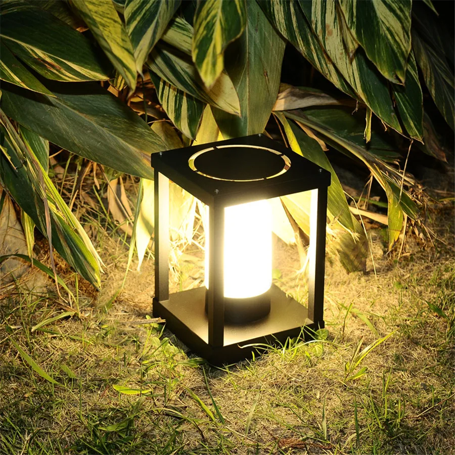 

Thrisdar Modern Simple Pillar Light Aluminum Landscape garden balcony villa Waterproof Stigma Lamp Outdoor Column Post Lawn Lamp