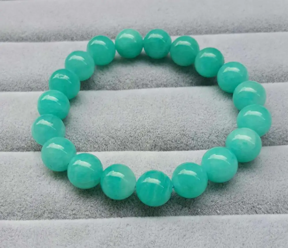 free shipping Tianhe natural crystal stone bracelet amazonite crystal