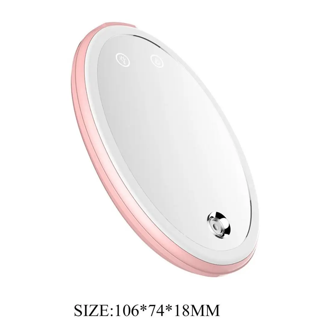 Espelho de Maquiagem Stand para Quarto de Banho de Viagem Leds Espelho Portátil Facial Hidratante Pulverizador Recarregável 7 Espelhos para maquiagem